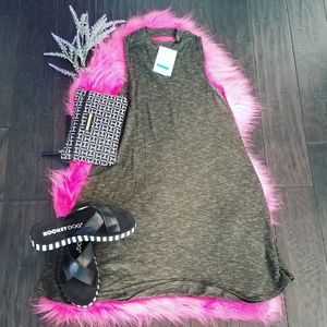 🆕️Mock Neck Solid Swing Dress